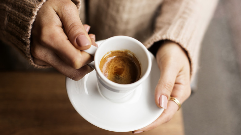 Espresso in a cup