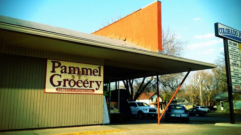 Exterior of Pammel Grocery in Ames, Iowa