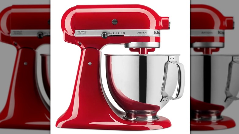 KitchenAid's cherry tomato tilt-head stand mixer.