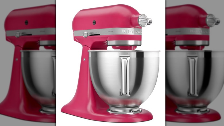 KitchenAid's hibiscus stand mixer.