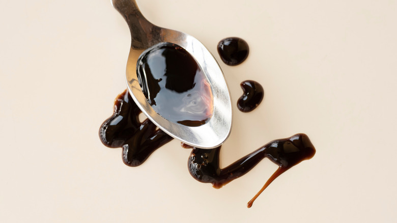 Spoonful of balsamic vinegar
