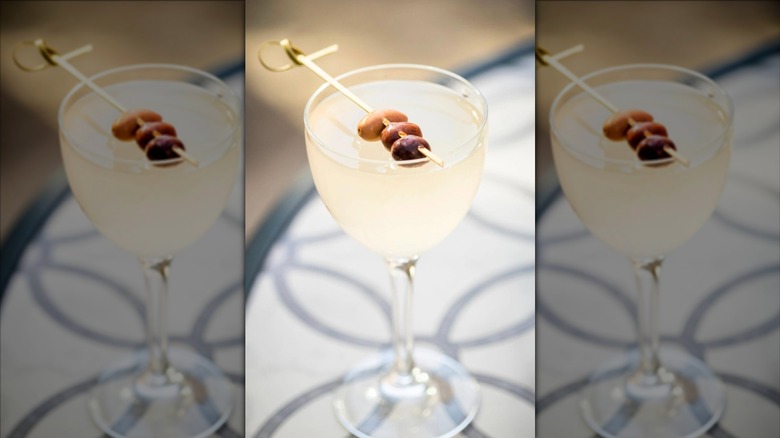 Dirty Pasta Water Martini at Fiorella