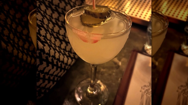 Pickle Martini at The Belfry