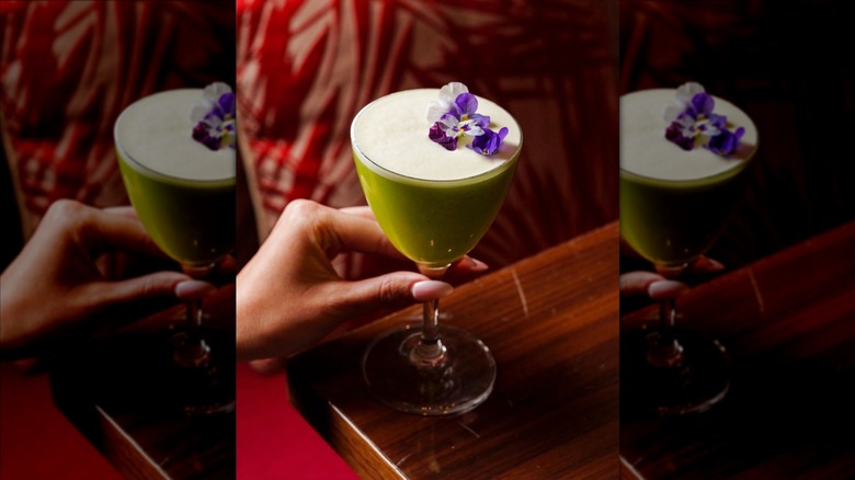 Wasabi Martini from Novikov Miami