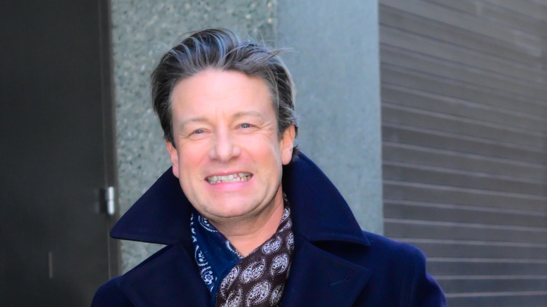 Close up of Jamie Oliver smiling