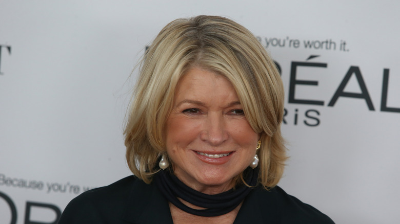 Close up of Martha Stewart