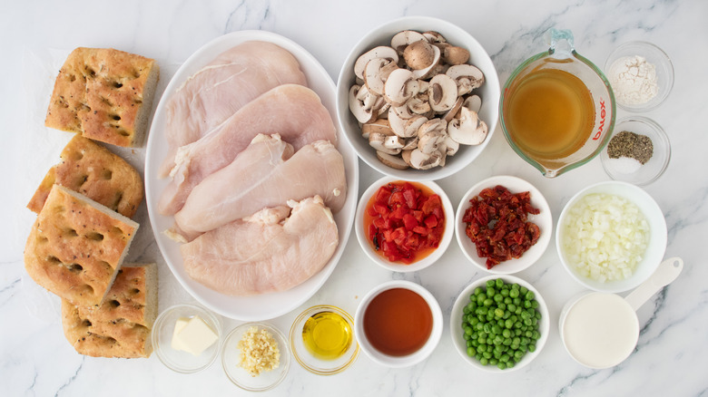 Chicken a la king ingredients