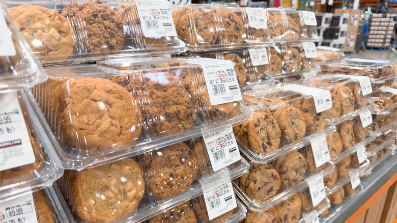 Costco bakery cookie section.