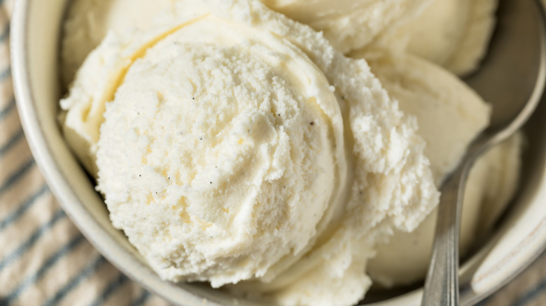 Vanilla bean ice cream