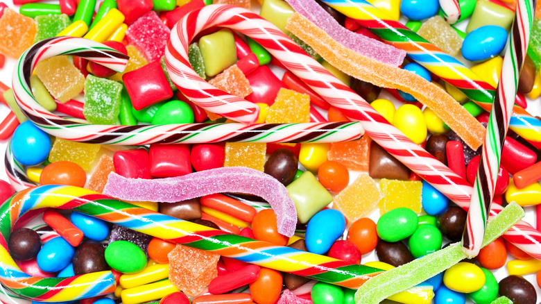 pile of colorful candies