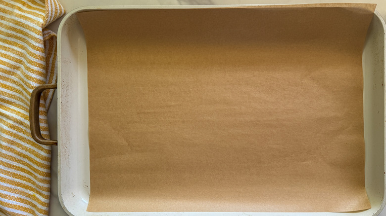 sheet pan with parchment