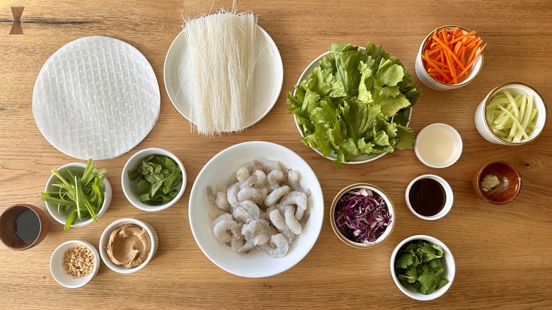 shrimp summer roll ingredients