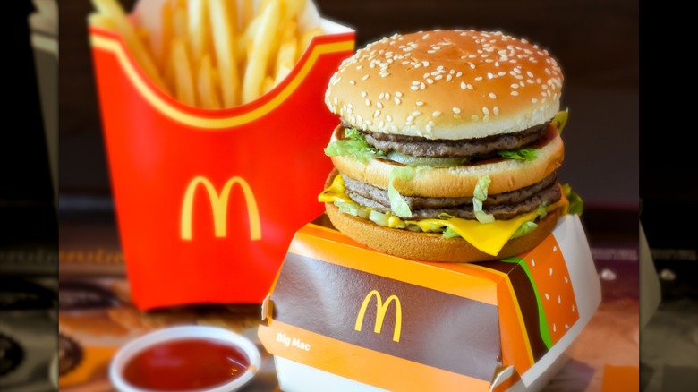 Big Mac and fries
