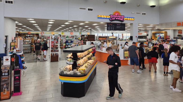 interior of a large Midwest gas station
