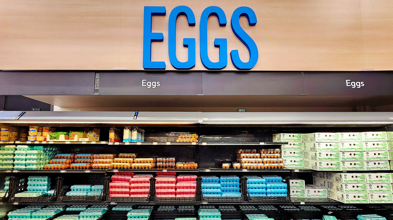 Walmart egg section