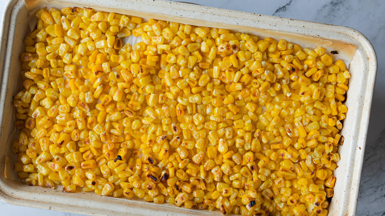 Broiled corn