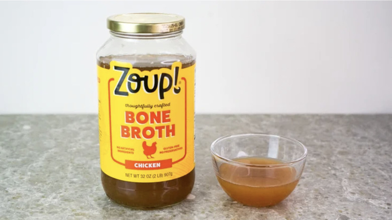 a jar of zoup! bone broth