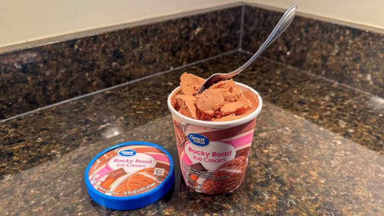 Rocky Road ice cream pint