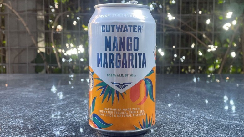 A can of Cutwater Mango Margarita