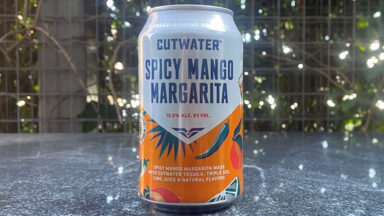 Can of Cutwater Spicy Mango Margarita