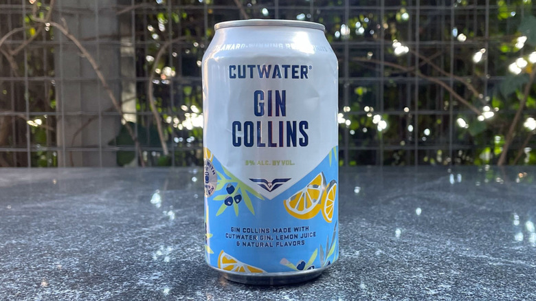 Can of Cutwater Gin Collins
