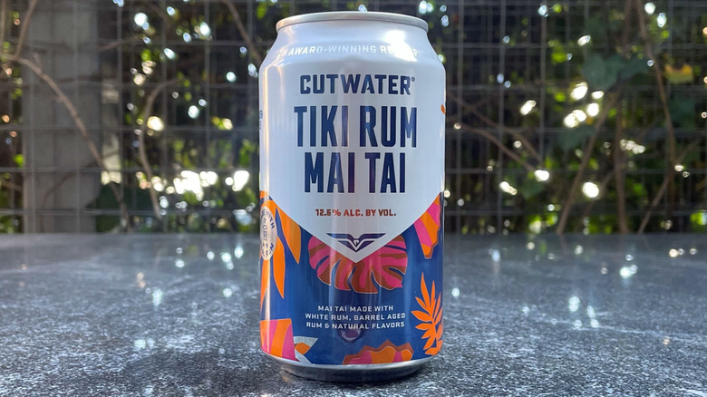 Can of Cutwater Tiki Rum Mai Tai