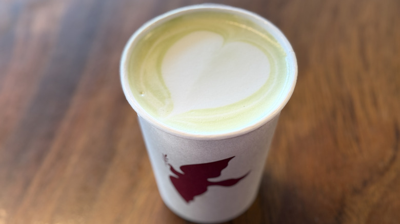 Matcha latte from La Colombe