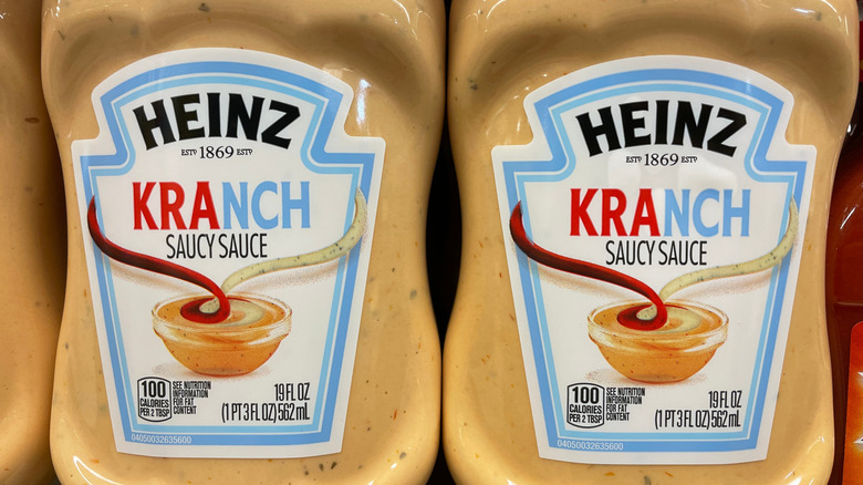 Bottles of Heinz Kranch