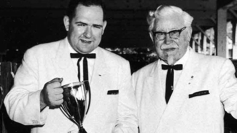 Colonel Sanders of KFC and Dave Thomas
