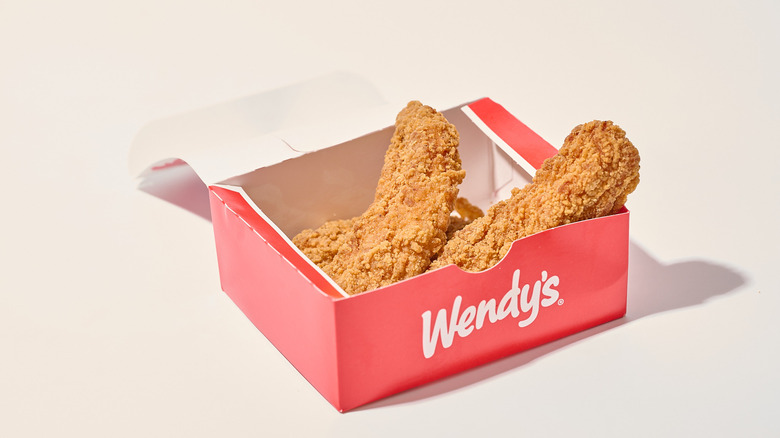 Tendys in a box on a table