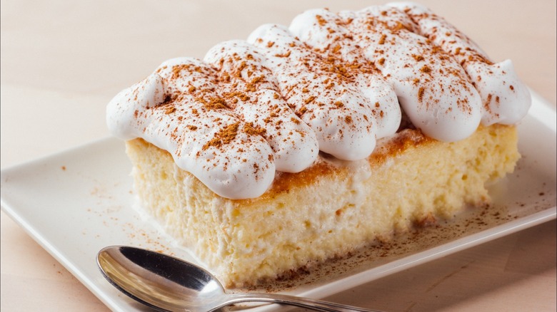 Traditional tres leches cake