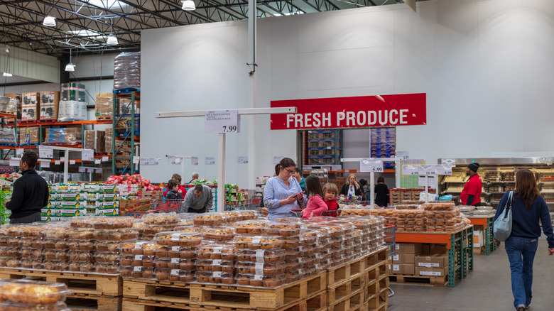 Costco shopping aisles