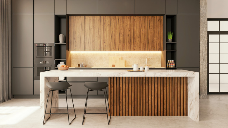 Modern kitchen with minimalist design