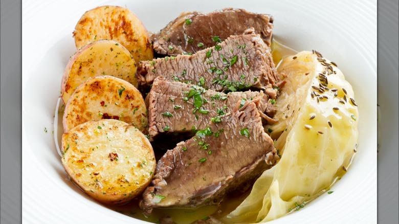 Corned beef and cabbage