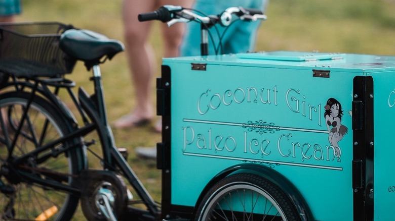 Close-up of Coconut Girl "Icicle Tricycle"