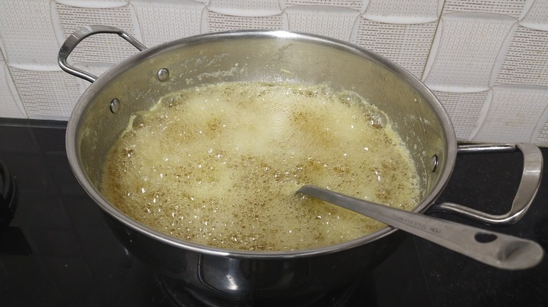 preparing ghee or clarified butter at home
