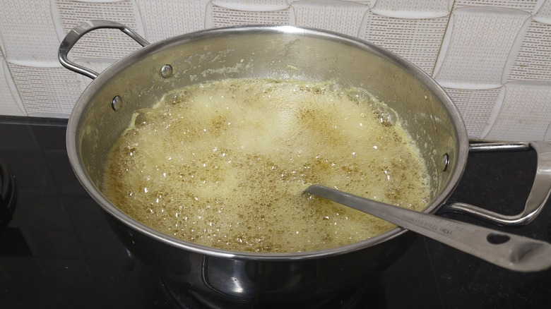 preparing ghee or clarified butter at home