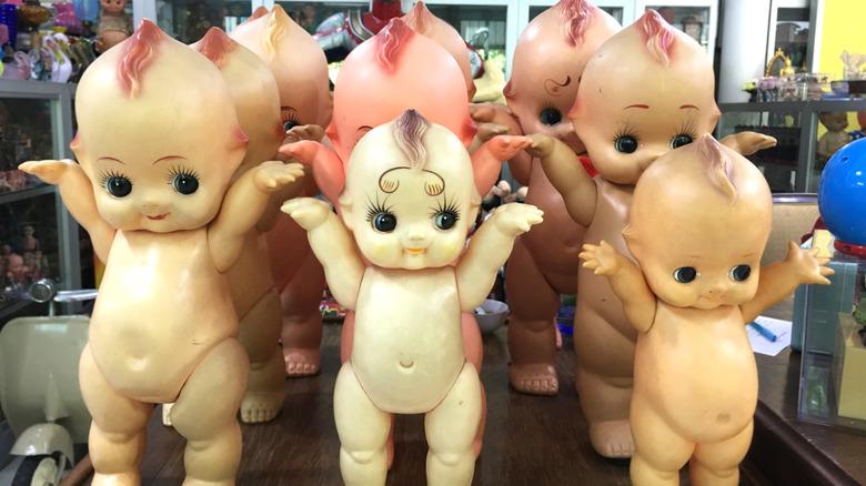 Group of Kewpie dolls