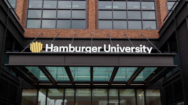 Front of Hamburger Universityy