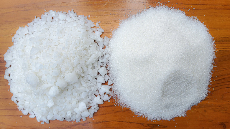 Salt and MSG in piles