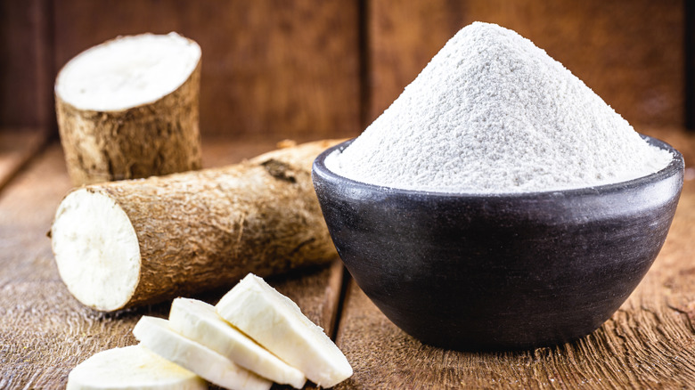 tapioca starch and cassava root