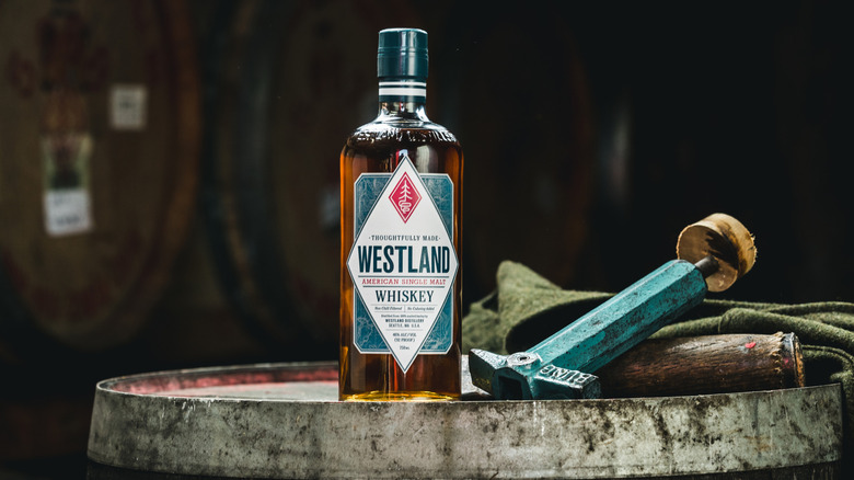 American single malt bottle (Westland)