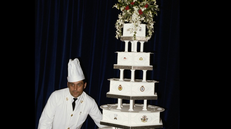 Two wedding cakes