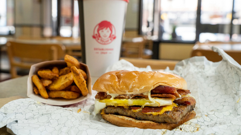 Wendy's Breakfast Baconator meal