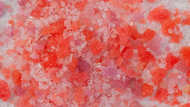 close up of red Pop Rocks candy