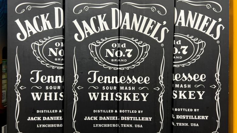 Boxes containing Jack Daniel's bottles