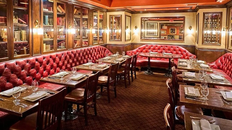 Private party room at Old Homestead Steakhouse