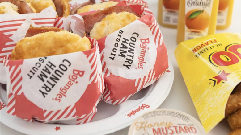 Bojangles biscuit sandwiches