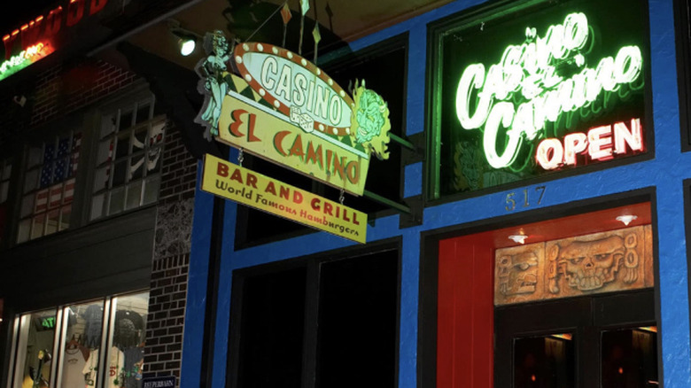 The storefront of Casino El Camino