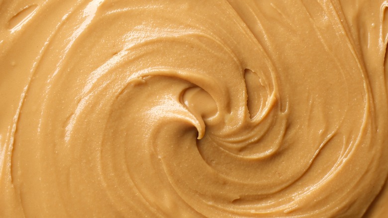 Close-up photo of peanut butter